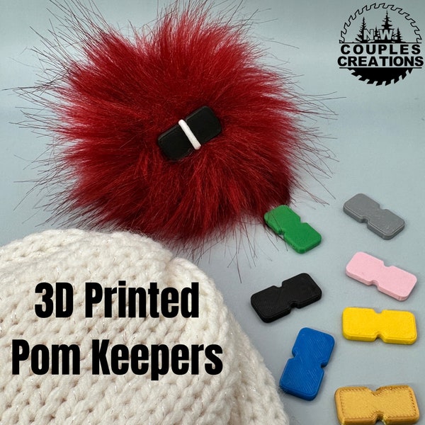 Pom Keepers-3D printed, Pom Keepers, Pompom tag, Pom Holders