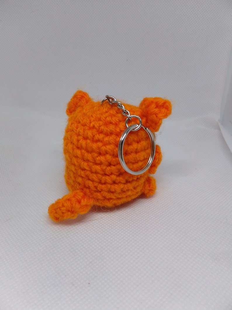 Kitten Keychain Crochet Homemade Cat Keychain Handmade