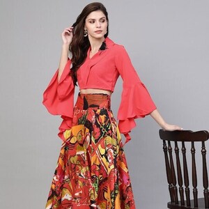 Tops to wear shop with indian long skirts