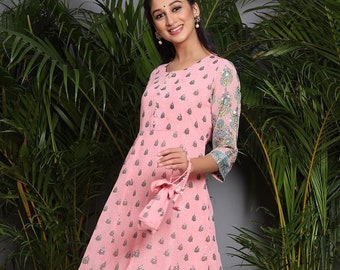Designer Indian Anarkali Dress For Women, Summer Party Wear Indian Kurti, Pastel Indian Gown, Anarkali Gown, Anarkali Kurti, Indian Dress