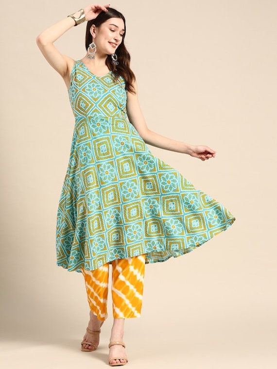 Indian Kurti / Palazzo Pants  Leggings are not pants, Casual