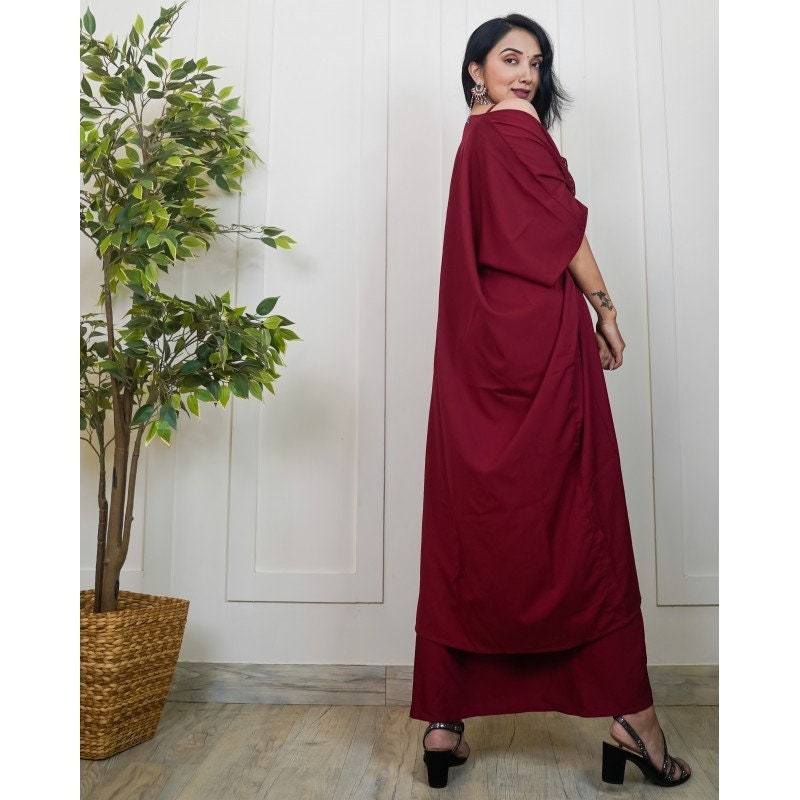 Women Sequin Crop Top With Dhoti Skirt and Long Jacket Indo Etsy