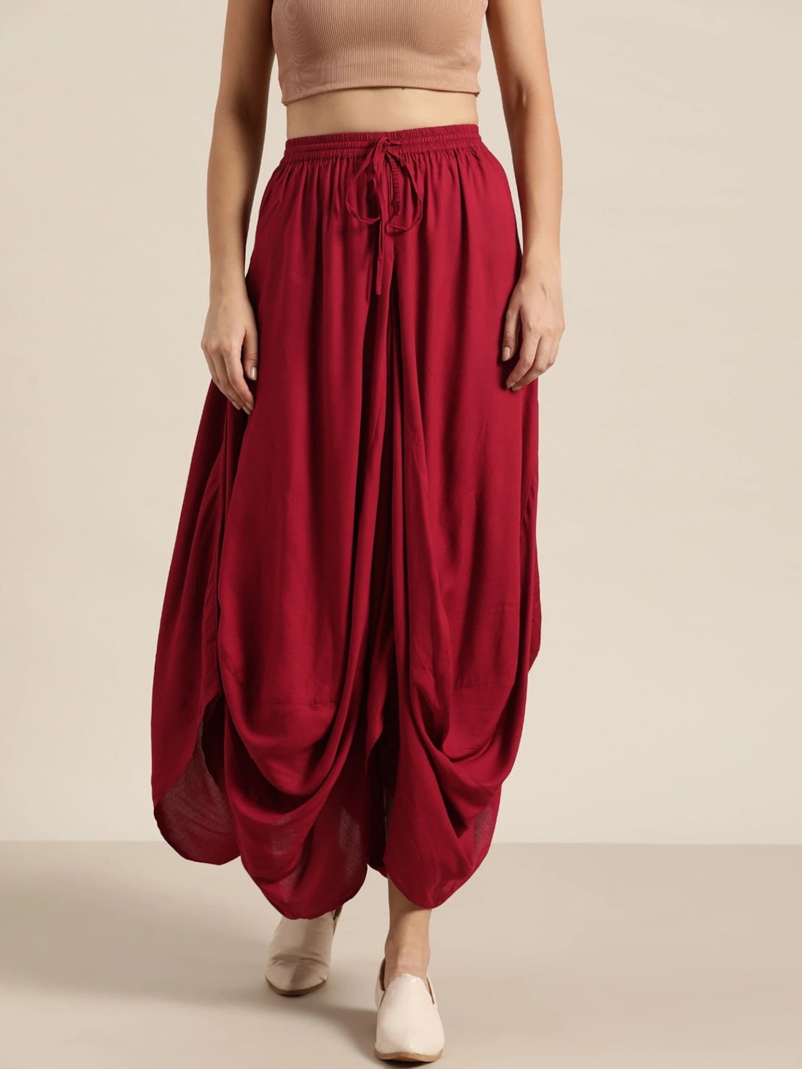 Designer Indian Dhoti Style Skirt for Women Asymmetrical Etsy