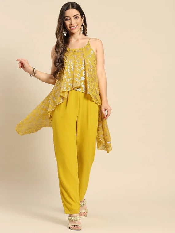Buy Quiero jump suit at Rs. 1111 online from Fab Funda indo western dresses  : ns-555