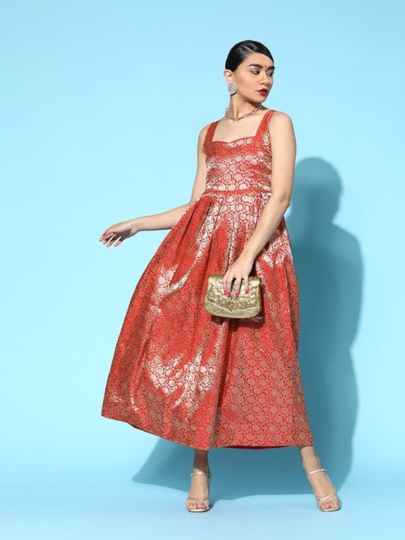 Brocade indo shop western dresses