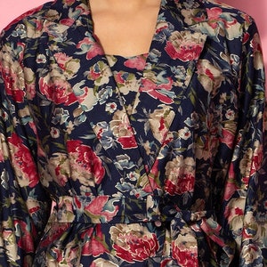 Women Indo Western Printed One Shoulder Tunic Top With Palazzos Co-Ords Set