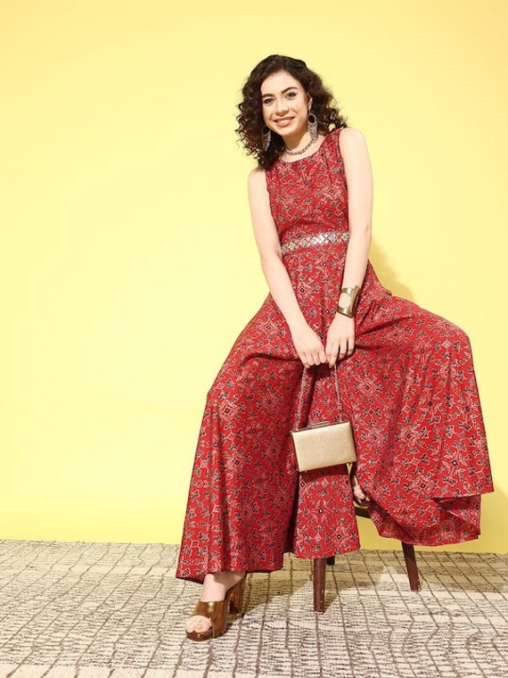 Western top dress jumpsuit