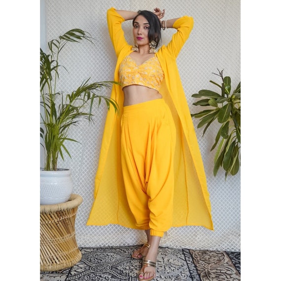 Jaipuri Fashionista Women's Cotton Printed Short Kurti Dhoti Pant Set (D91,  Pink, S) : Amazon.in: Fashion