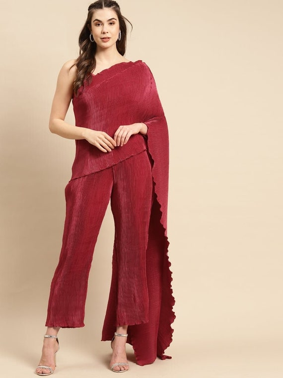 Designer Indian Jumpsuit With a Dupatta 