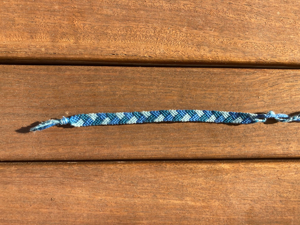 Braided Stitch Friendship Bracelet Custom Made Etsy UK