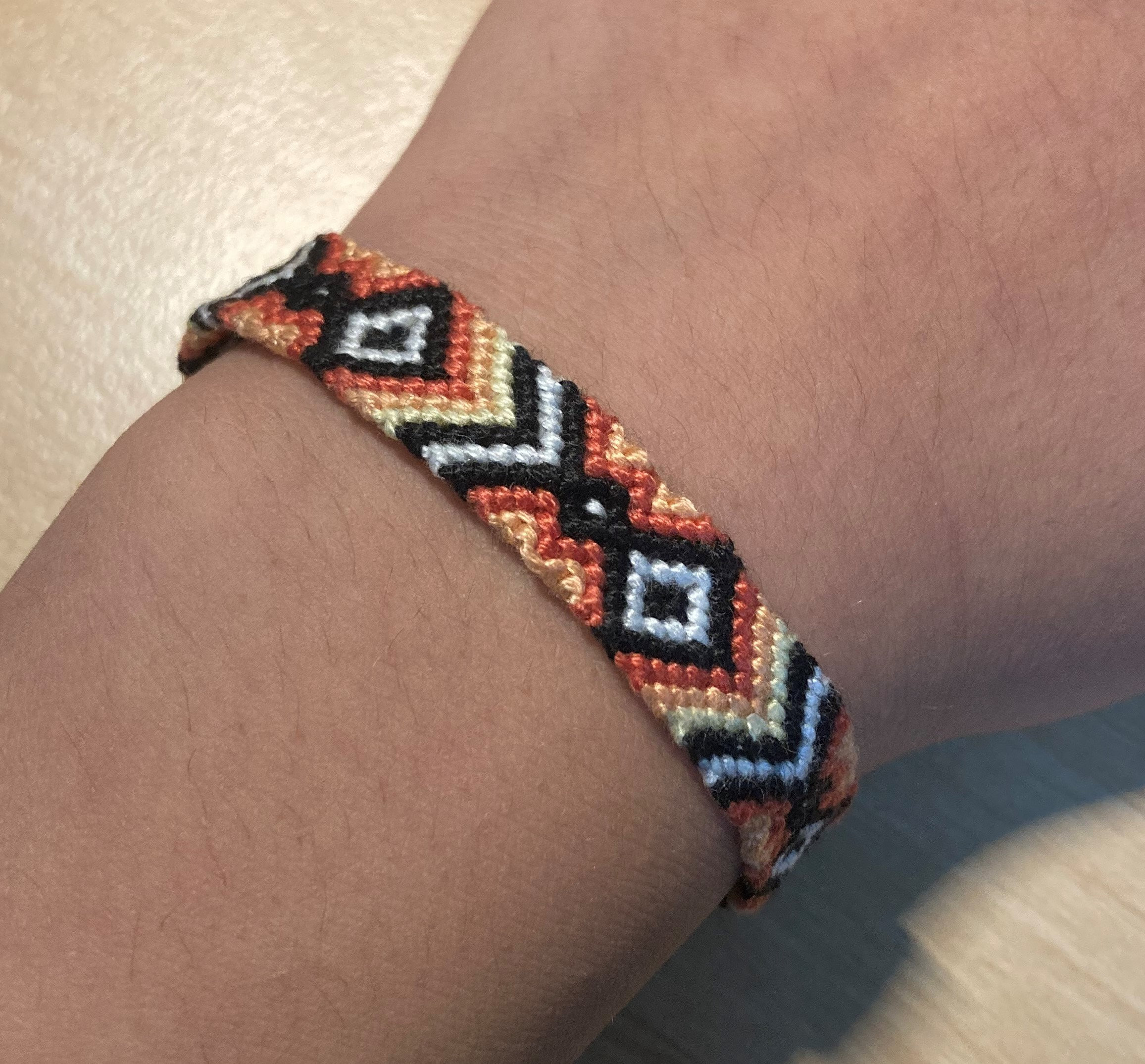 Custom Made Diamond Pointed Friendship Bracelet Etsy Singapore