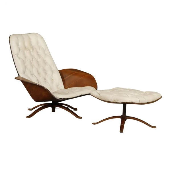 Mr Chair and Ottoman by George Mulhauser for Plycraft, 1960s