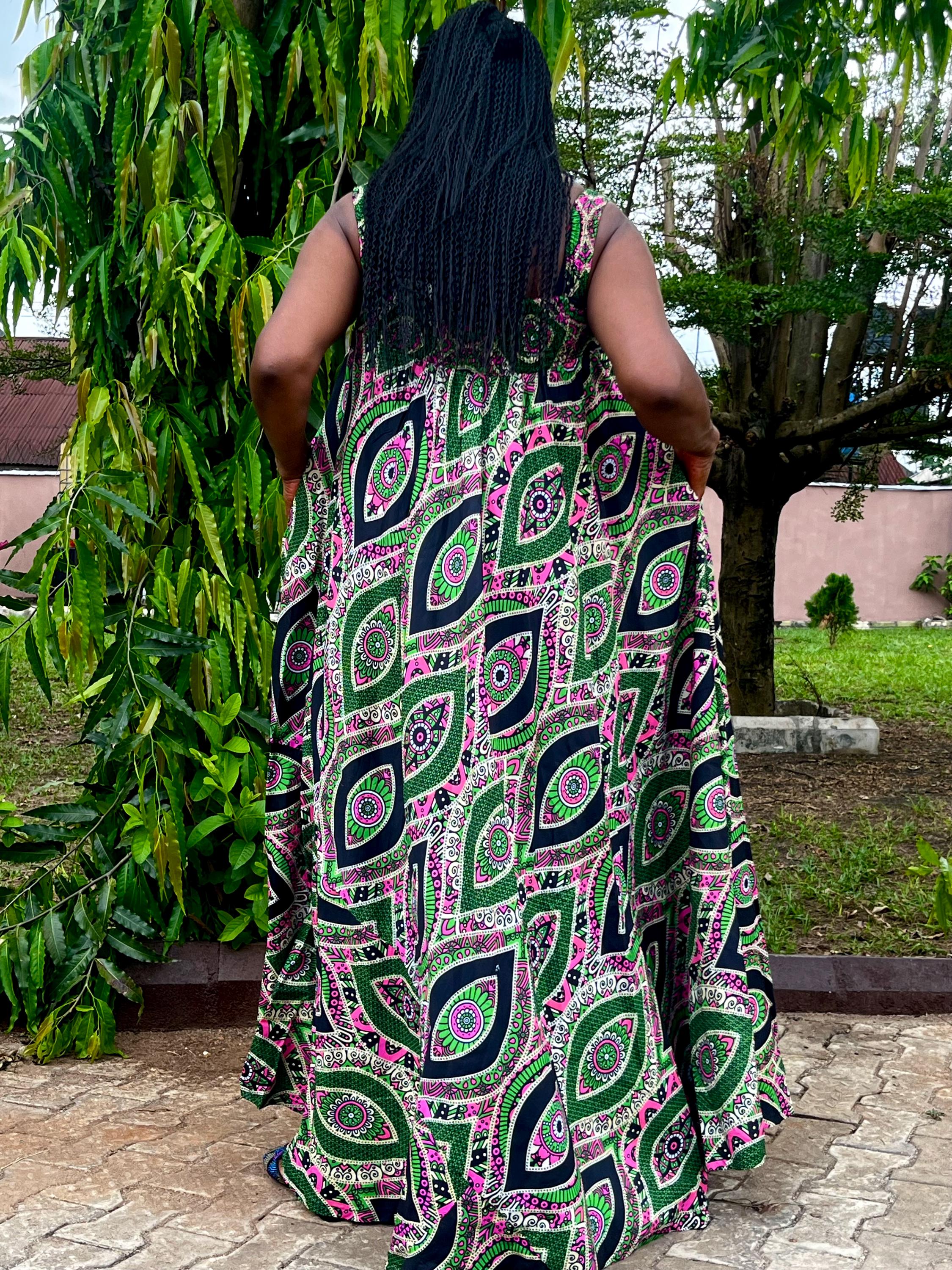 Ankara Maxi Dresses | African Wax Print Dress - Etsy