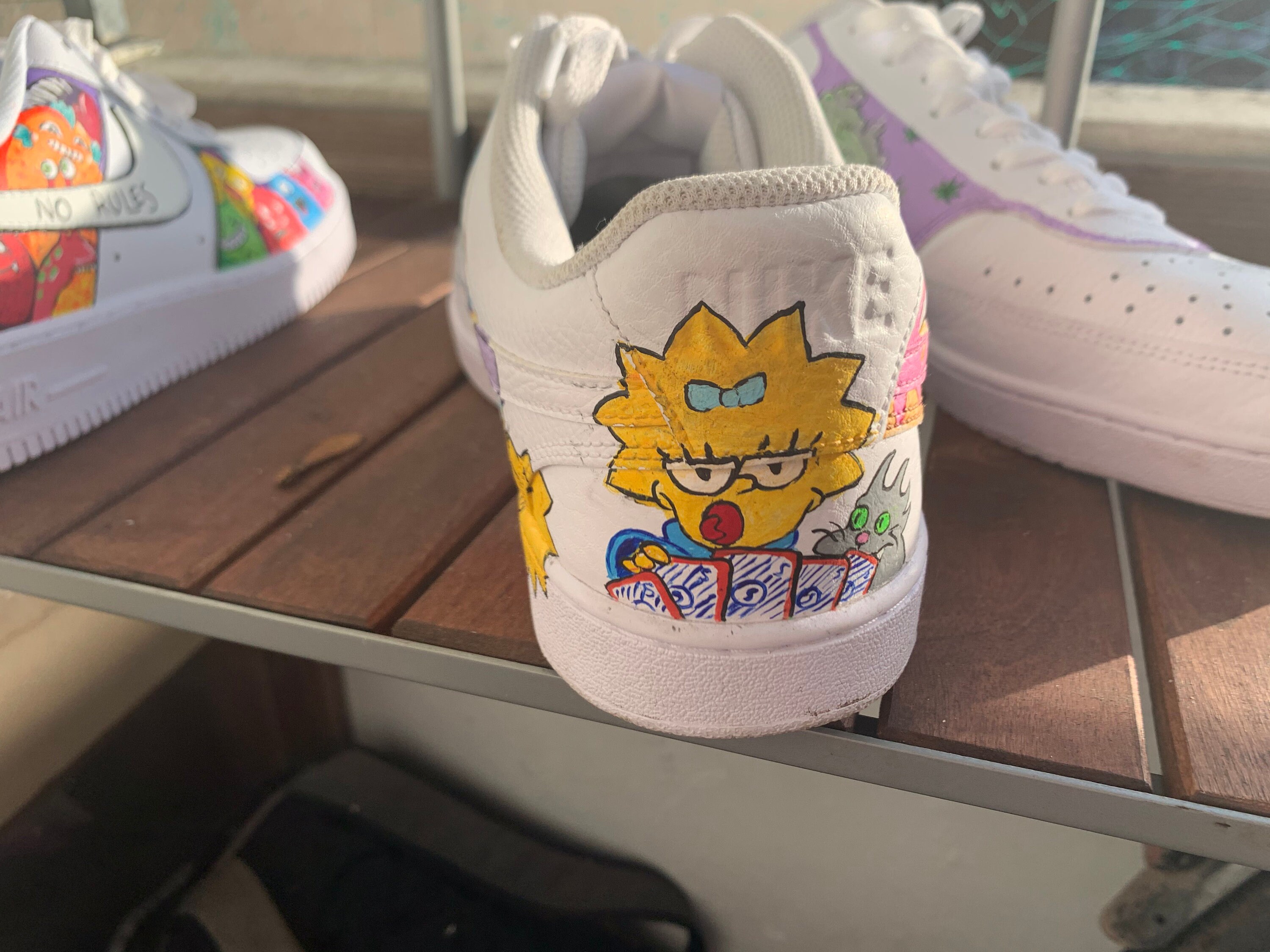nike air force 1 simpsons