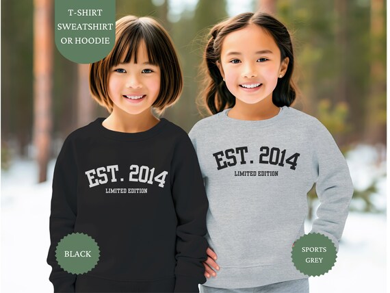 10 year sweatshirt hotsell