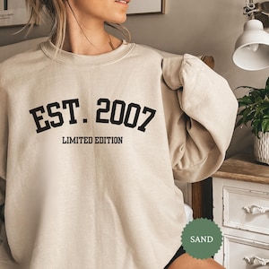 18th Birthday Sweatshirt, 18th Birthday Gifts For Girls, Happy 18th Birthday Sweater, Limited Edition Hoodie, 18th Birthday Party Gift