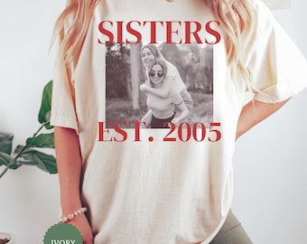 Custom Big Sister Picture Shirt, Big Sister Gift, Personalized Girls Trip 2026, Custom  Face T-shirt, Sister Gifts, Sister Birthday