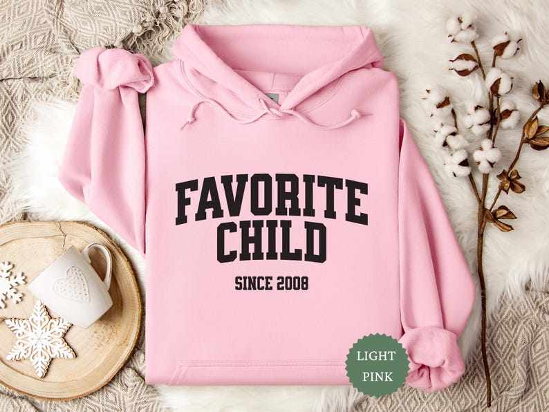 Custom Favorite Child Sweatshirt, Dads Favorite Unisex Crewneck, Mom's