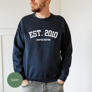 16.Geburtstag Sweatshirt, Sweet Sixteen Pullover, 16.Geburtstag Geschenk, Limited Edition Rundhalsausschnitt, 2010 Geburtstagsjahr, 16.Geburtstagsgeschenk für Frauen