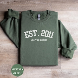 13th Birthday Sweatshirt, 13th Birthday Gift, Officially 13 Hoodie, 13 Birthday Party Sweater, Limited Edition Crewneck, 13 Years Old Hoodie