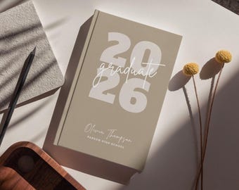 Personalized Graduation Gifts For Her | Custom Graduation Journal | Class of 2026 Gift for Daughter | Senior Gift | College Graduate Gift