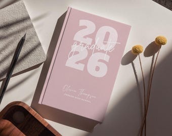 Personalized Graduation Gifts For Her | Custom Graduation Journal | Class of 2026 Gift for Daughter | Senior Gift | College Graduate Gift