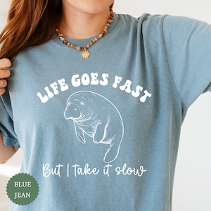 Funny Manatee Shirt, Respect The Locals Comfort Colors Tshirt, Ocean Inspired Style Shirt, Manatee Lover TShirt, Chubby Mermaid, Sea Cow Tee