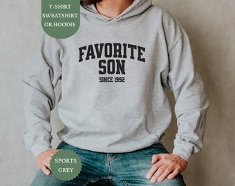 Custom 'Favorite Son' Sweatshirt, Funny Family Apparel
