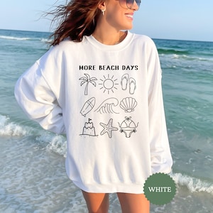 Cute Beachy Hoodie, Beachy Sweatshirt, Summer Vibes Hoodie, Here Comes The Sun Sweater, Ocean Inspired Sweatshirt, Hello Summer Crewneck