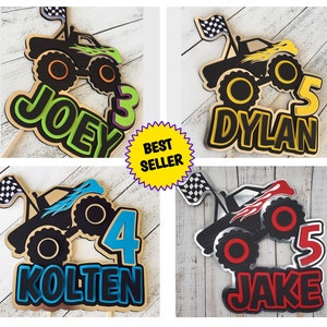 Monster Truck birthday, MONSTER Truck Cake Topper, Monster Truck, monster jam birthday, Monster Truck birthday decorations