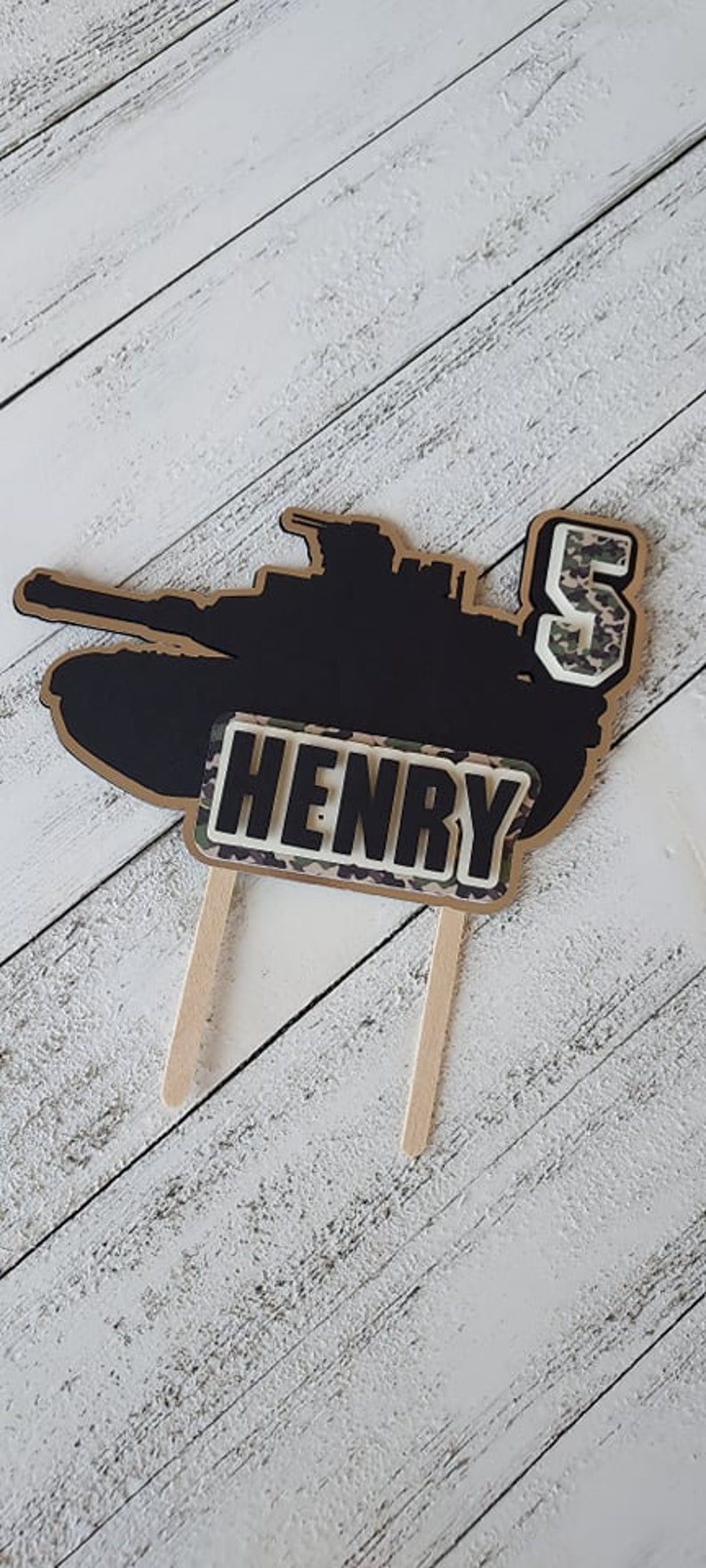 Army Tank Cake Topper Military Birthday Marine Camo Cake Etsy