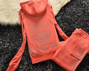 Juicy Couture Inspired velour Tracksuit