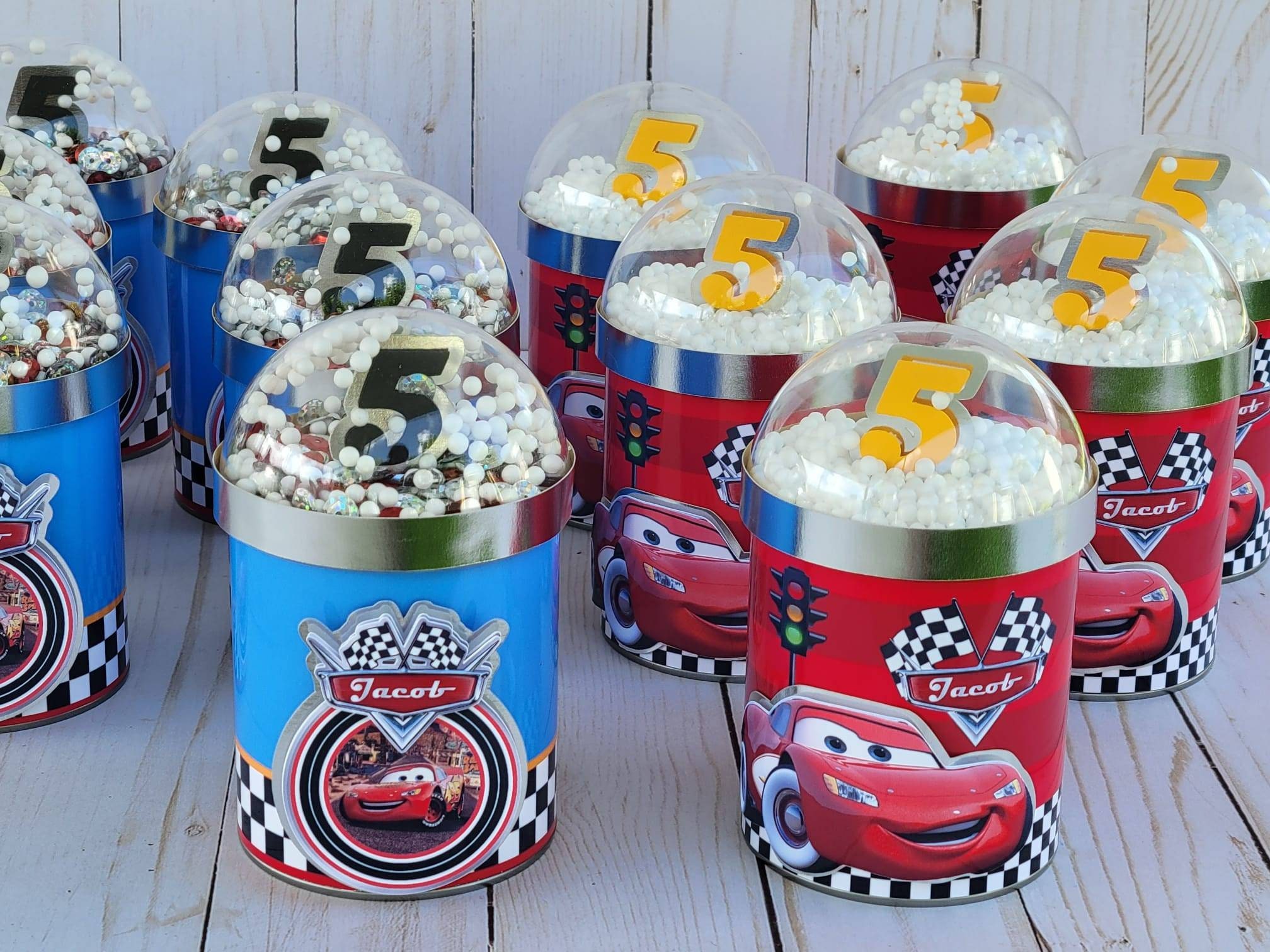 Lightning Mcqueencars Chips Can, Chips Can Personalized Favors, Potato