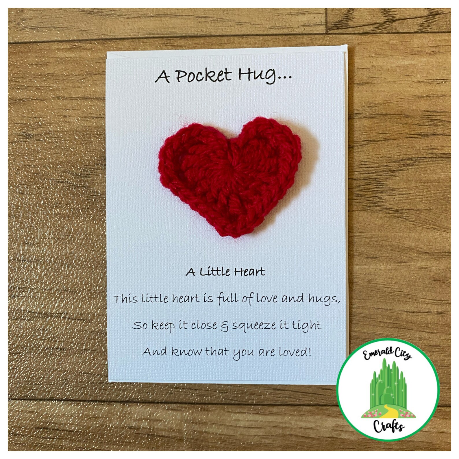 Handmade Crochet Pocket Hugs Gift Love Rainbow Lockdown Etsy Italia