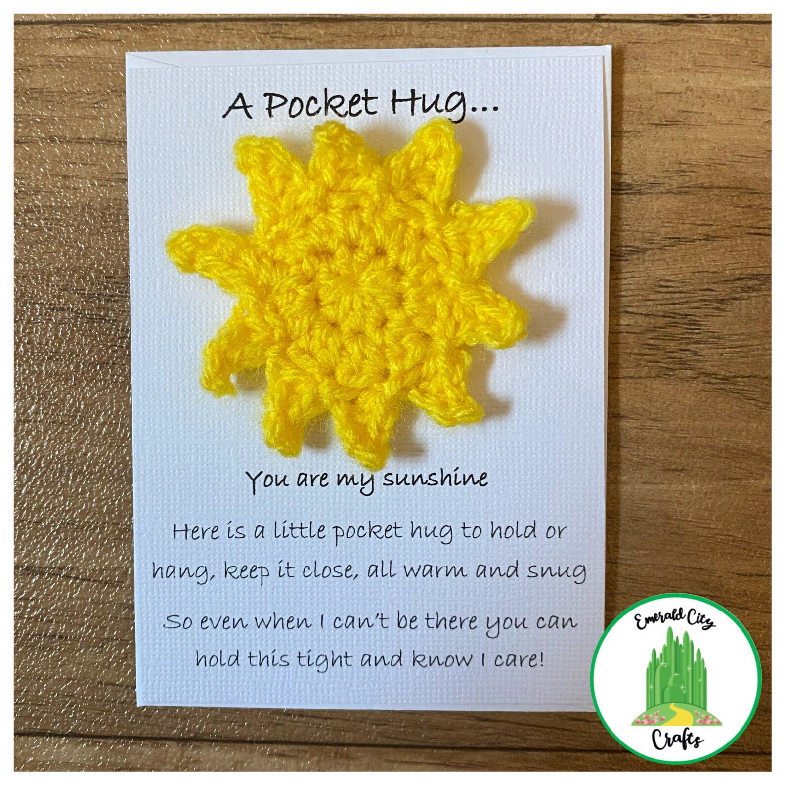 Handmade Crochet Pocket Hugs Gift Love Rainbow Lockdown Etsy