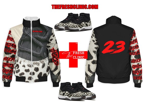 Buy Jordan 11 Animal Instinct Windbreaker Jacket Online in India - Etsy