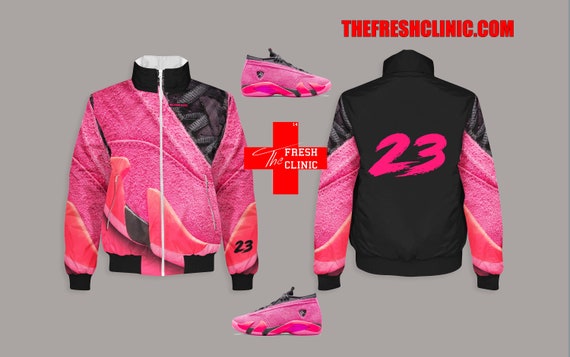 pink jordan jacket