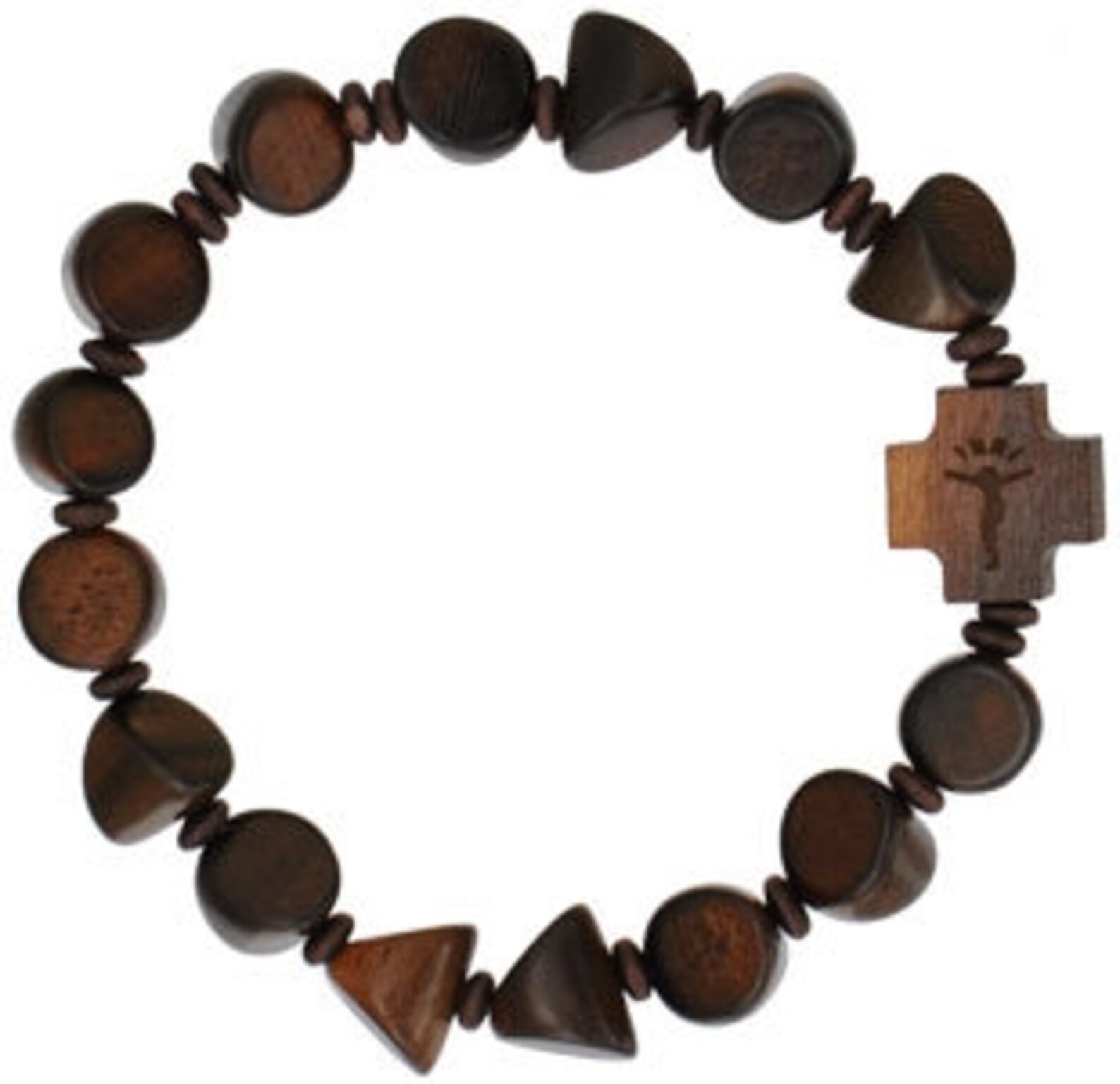 Jujube Wood Ebony 10mm Bead Rosary Bracelet Etsy