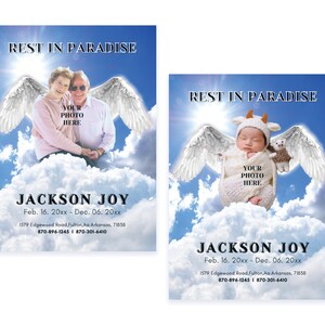 RIP Angel Wings Memorial T-shirt Canva Template (digital File) - Etsy