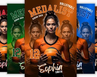 Basketball 2026 Senior Photo Collage, Sport Gift Idea, Photo Gift for Player, Senior Night Gift, Sport Ball, Senior Poster, Team Banner