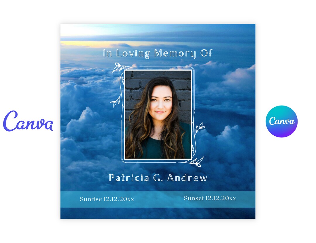 Turquoise in Loving Memory Easy RIP in Loving Memory Facebook Etsy