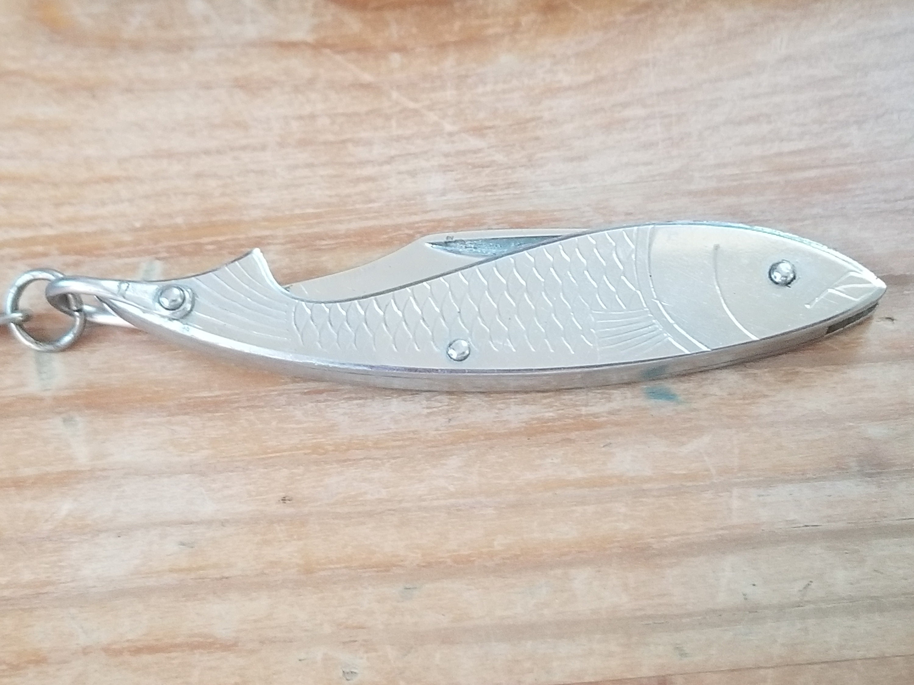 Vintage Pocket Knife Fish Shape Pen Knife Single Blade Etsy