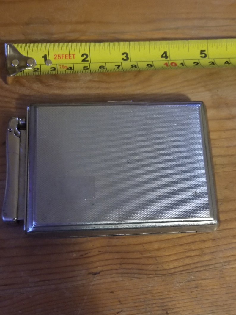 Vintage Colibri Lighter and Cigarette Case, Combined Smoking Set Etsy