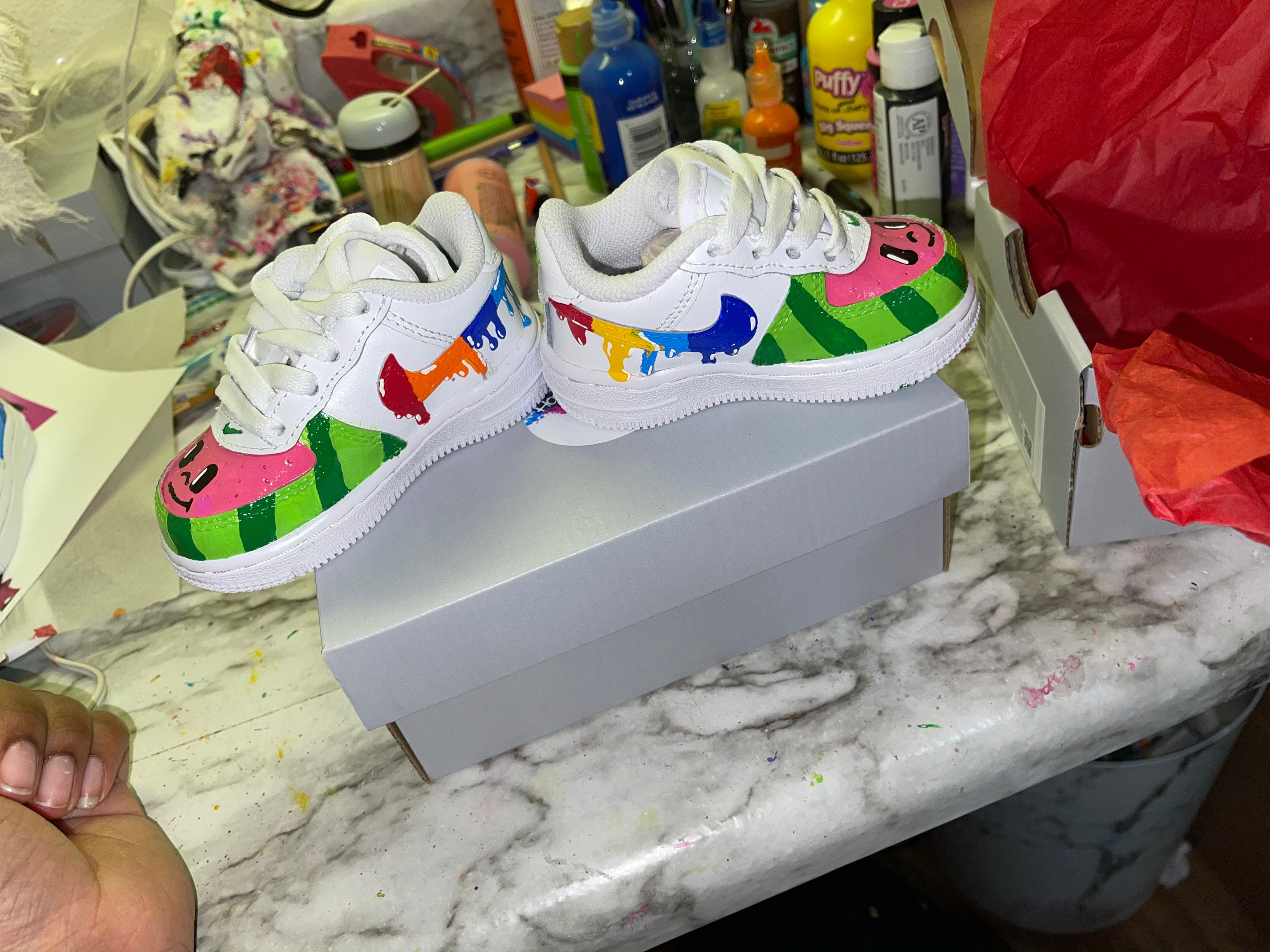 Customized Air Force Ones Sizes 1c-10c | Etsy