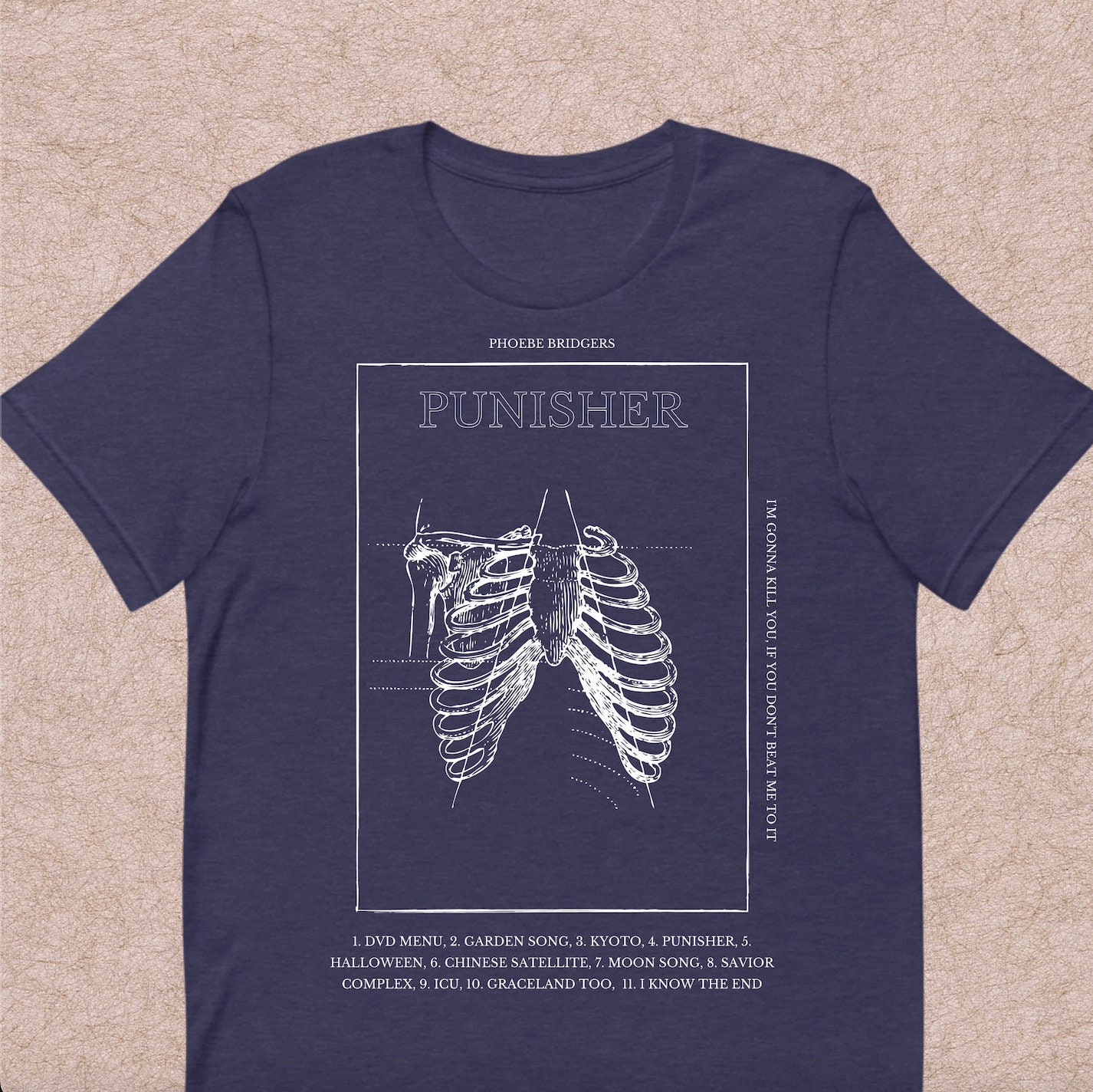 Aesthetic Phoebe Bridgers Shirt Punisher - Anynee