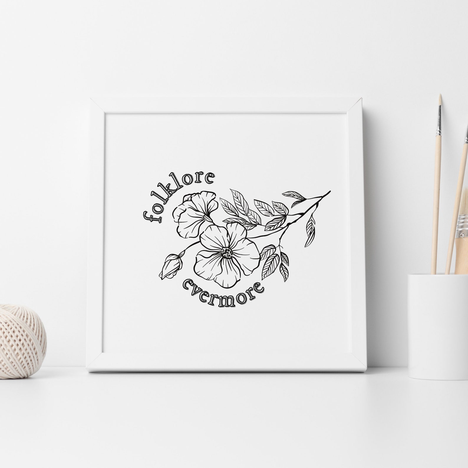 Art Print Evermore Taylor Swift Poster Etsy