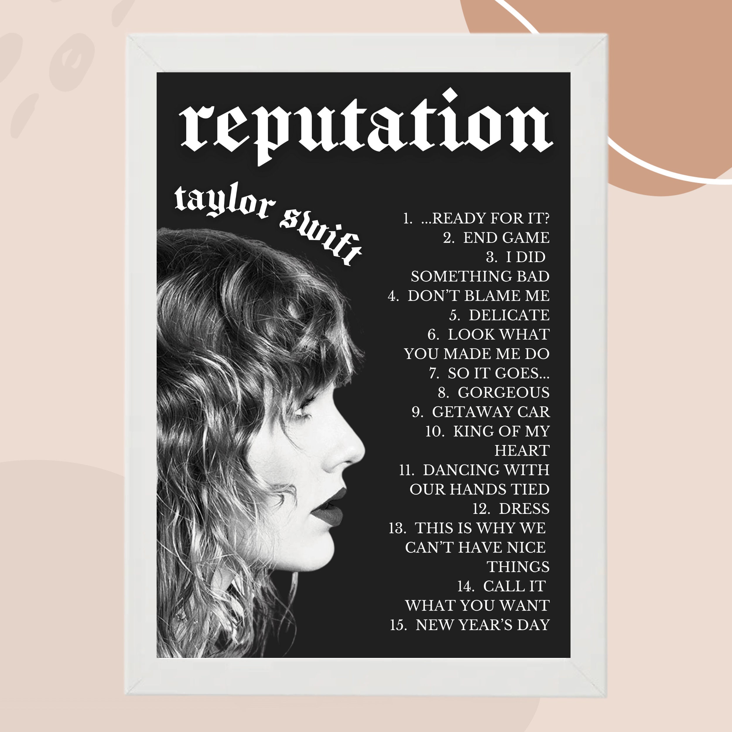 End Game- Reputation Taylor Swift | Poster