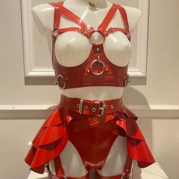 Latex harness set. ELARA bundle