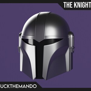 The Knightess - Custom 3D Printable Mandalorian Helmet STL file