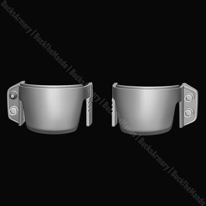 The Mandalorian - Season 3 Covert / Axe Woves / Boba Fett Knee Armor 3D Print STL Files